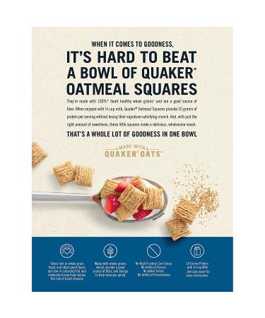 Quaker Oatmeal Squares Brown Sugar & Cinnamon Variety Pack - 3 Pack Cereal - Buy Online on SooperMarket.com