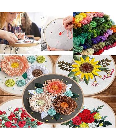 YITOHOP 200pcs+ Embroidery Floss Cross Stitch Threads Kit with Organizer Storage Box - Includes 100pcs Friendship Bracelet Floss - Large Embroidery Kit - Buy Online on SooperMarket.com