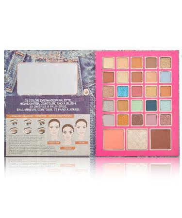 Bellapierre 90s Glam Face & Eye Book Palette | 25 Non-Toxic Vegan Eyeshadows Blush Bronzer & Highlighter | Paraben-Free & Cruelty-Free - Buy Online on SooperMarket.com