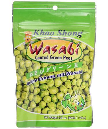 Khao Shong Green Peas with Wasabi 120 g 120.00 g (1 pack)