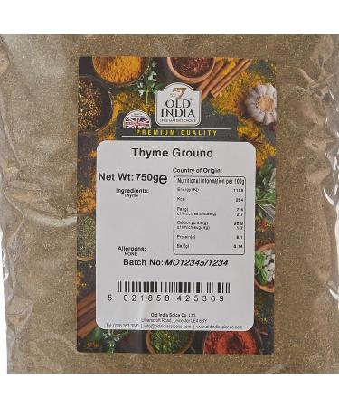 Old India Thyme Ground 750g - Premium Quality Spice Blend - Buy Online on SooperMarket.com