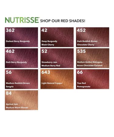 Garnier Nutrisse 452 Dark Reddish Brown Hair Dye 3-Pack - Chocolate Cherry Shade - Buy Online on SooperMarket.com