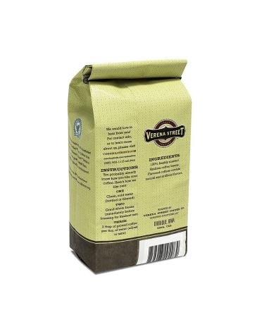 Verena Street Sunday Drive Decaf Coffee - 11oz Ground Swiss Water Process Decaf Medium Roast - Rainforest Alliance Certified Arabica - Pack of 1 - Buy Online on SooperMarket.com