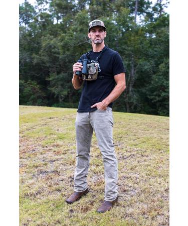 Proven Wild Bino Harness: Waterproof 900D Nylon Chest Pack for Hunting | Adjustable Straps, 2 Mesh Pockets, Zipper Back Pocket - Buy Online on SooperMarket.com