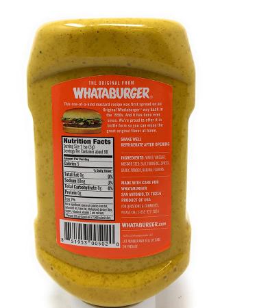 WHATABURGER Sauce Bundle - Mustard, Honey Mustard, Creamy Pepper, Jalapeno Ranch - Buy Online on SooperMarket.com