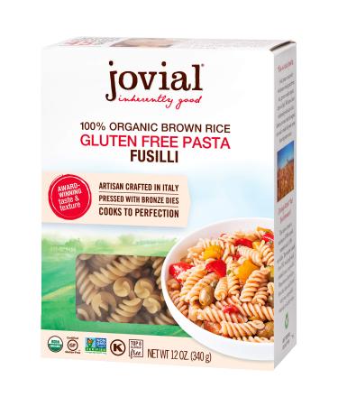 Jovial 100% Organic Brown Rice Pasta Fusilli 12 oz (340 g)