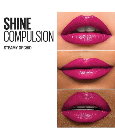 Maybelline New York Color Sensational Shine Compulsion Lipstick - Steamy Orchid 0.1 Ounce - Buy Online on SooperMarket.com