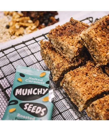 Salted Caramel Sunflower Pumpkin Protein Snack - 450g Mega Pack | Plant-Based Vegan Snacks for Kids & Adults | Sweet & Delicious | High in Fibre & Vitamin E | Add to Cereal or Salads - Buy Online on SooperMarket.com