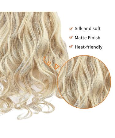 REECHO Invisible Wire Hair Extensions | Curly Wavy Secret Hairpiece 20 Inch - Light Blonde - Buy Online on SooperMarket.com