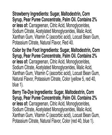 Betty Crocker Fruit Snacks Fruit By The Foot - Strawberry/Berry Tie-Dye - 27 Oz, 36 Count - Buy Online on SooperMarket.com