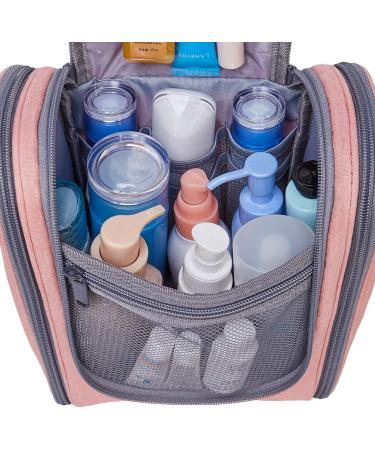 Women's Medium Pink Travel Toiletry Wash Bag Organizer Cosmetic Makeup Holder - Buy Online on SooperMarket.com