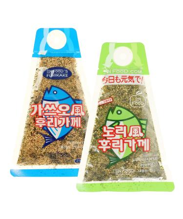Korean Furikake Rice Seasoning Laver & Katsuobushi Flavours 50g (Pack of 2)