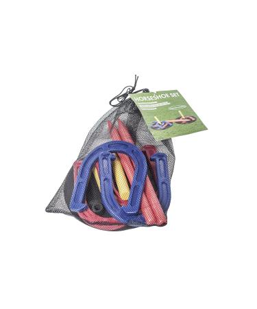 Complete Outdoor Horseshoe Set with Horse Shoes and Targets - By Trademark Innovations