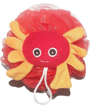 4Pcs Stuffed Animal Bath Sponge Loofah Set - 5-inch, 65g Each | Spa Mesh Pouf for Shower | Soft and Gentle Cleanse - Buy Online on SooperMarket.com