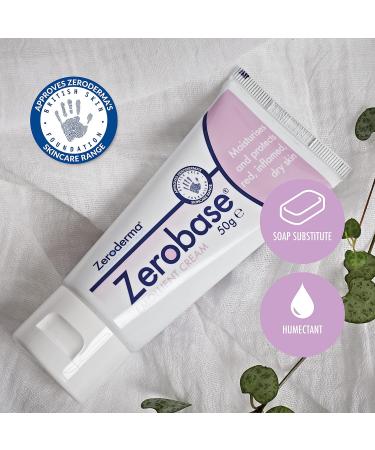Zeroderma Zerobase Emollient Cream 50g - Moisturizing and Protecting Dry Skin - Buy Online on SooperMarket.com