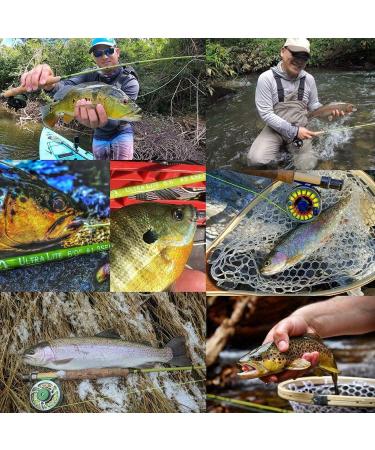 Maximcatch Ultra-Lite Fly Rod for Panfish & Trout - 6' to 7'6 | 1/2/3 WT | 4-Piece Combo for Ultimate Fishing Experience - Buy Online on SooperMarket.com