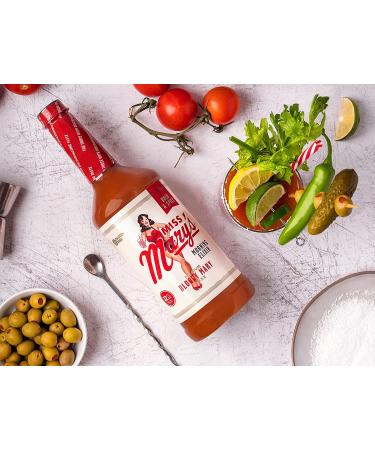 Miss Mary's Bold & Spicy Bloody Mary Mix - Low Sugar, All Natural, Keto Friendly - 32 Fl Oz - Buy Online on SooperMarket.com