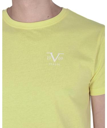 19V69 ITALIA Men's T-Shirt XL Yellow Popcorn - Buy Online on SooperMarket.com