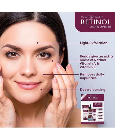Retinol Anti-Aging Starter Kit: Cleanse, Treat, Repair, Hydrate - Travel size for a Youthful Glow! - Buy Online on SooperMarket.com