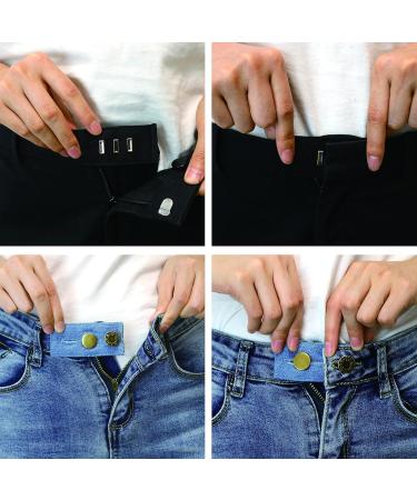 16PCS Jean Button Waistband Extenders - Elastic Trouser Pant Extender Set - Buy Online on SooperMarket.com