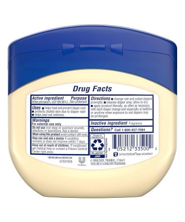 Vaseline 100% Pure Petroleum Jelly Baby 13 oz (Pack of 3) - 3 Pack Baby Skin Care Essentials - Buy Online on SooperMarket.com