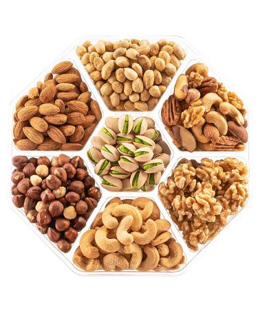 Fresh Roasted Salted Gourmet Nuts Gift Basket for Holidays - Perfect Food Gift for Men, Women, and Family - Ideal for Birthdays, Christmas, Thanksgiving, Fathers' Day, and Mothers' Day - Buy Online on SooperMarket.com