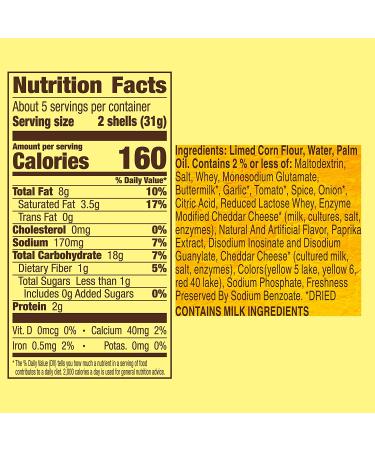 Old El Paso Stand 'N Stuff Bold Nacho Cheese Flavored Taco Shells 10ct, Pack of 6 - Buy Online on SooperMarket.com