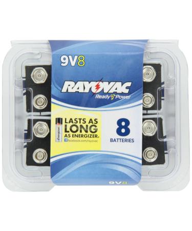 Rayovac Alkaline Reclosable Pro 9V Batteries