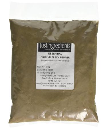 JustIngredients Essentials Black Pepper Ground 250 g
