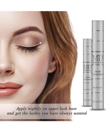 MD Lash Factor Eyelash Growth Serum for Fuller, Longer & Denser Lashes | Women's Eyelash Enhancer | 3 Month Supply - 0.1 Fl Oz - Buy Online on SooperMarket.com