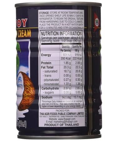 Savoy Coconut Cream 400ml - Pack of 6 | High-Quality Dairy-Free Alternative - Buy Online on SooperMarket.com