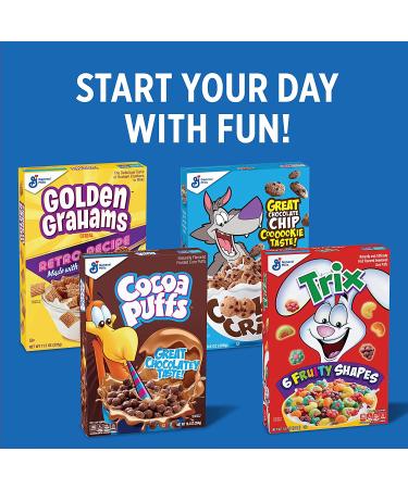Trix Fruity Breakfast Cereal - 6 Shapes, Whole Grain - 10.7 OZ - Buy Online on SooperMarket.com