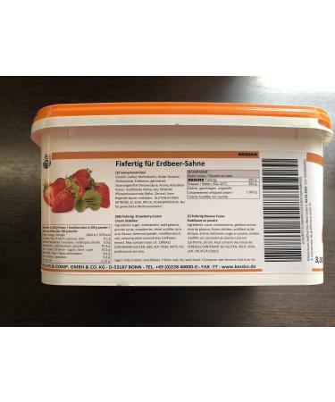 Cream stand strawberry 900 g Kessko cream stock strawberry-cream 0.9 kg