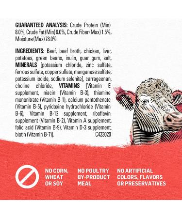 Purina Beyond Grain-Free Natural Beef & Green Bean Wet Dog Food - (12) 13 oz. Cans - Buy Online on SooperMarket.com