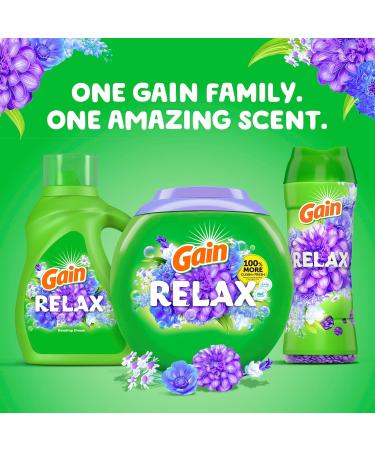 Gain Liquid Laundry Detergent 154 fl oz - Relax HE Compatible 107 Loads - International Shipping Available - Buy Online on SooperMarket.com