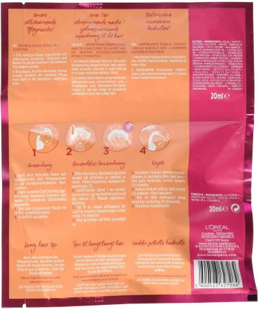 L'Or al Paris Elvital Hair Mask for Long Damaged Hair Anti-Split Ends with Castor Oil Dream Length Steam Mask 1 Piece - Buy Online on SooperMarket.com