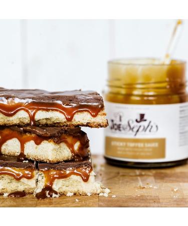 Joe & Seph's Sticky Toffee Caramel Sauce (3x230g) - Great Taste Award Winning | Versatile Caramel Drizzle for Ice Cream, Coffee & Baking | Vegetarian-Friendly - Buy Online on SooperMarket.com