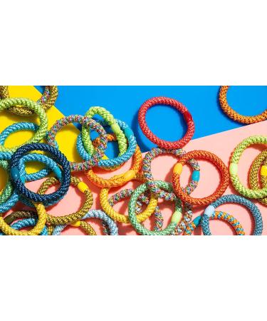 L. Erickson Grab & Go Ponytail Holder Denim Set of 12 - Secure and Gentle Hold - Buy Online on SooperMarket.com