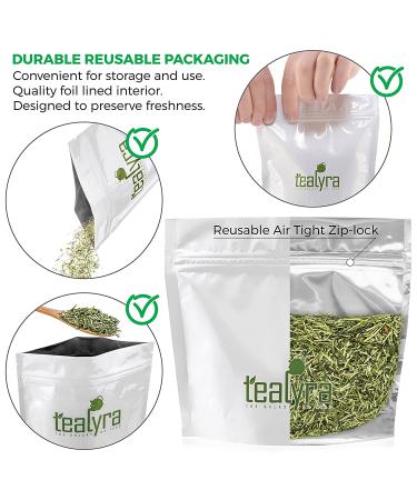Tealyra Premium Kukicha Twig Kabuse Green Tea - 100g - Organically Grown - Mild Nutty Flavor - High Antioxidants - Low Caffeine - Loose Leaf Japanese Tea - Buy Online on SooperMarket.com