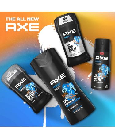AXE Dual Action Body Spray Deodorant for Long Lasting Odor Protection Anarchy Pomegranate & Sandalwood Mens Deodorant Formulated Without Aluminum 4. 0 oz Twin Pack - Buy Online on SooperMarket.com