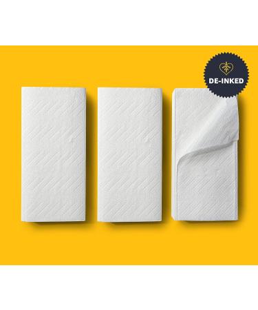 AmazonCommercial 2-Layer V-Fold Paper Towels - 3750 Medium White Sheets (15 Packs of 250) - Interfold Waste Towels for Easy Dispensing - Ideal for International Shipping - Buy Online on SooperMarket.com