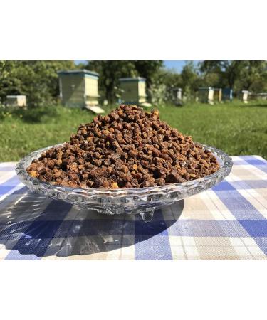 Bee Bread Perga Fermented Bee Pollen Raw & Natural No Preservatives No Genetic Engineering Suitable for Vegetarians 500g. - Buy Online on SooperMarket.com