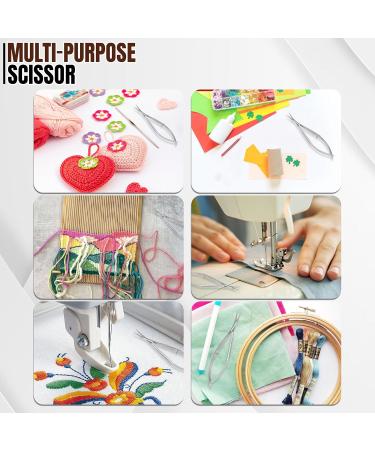 HARAMS Cuticle Spring Scissors Extra Fine Professional Precision Stainless Steel Nose Ear Facial Hair Thread Embroidery Trimming Scissors Stratum Corneum Scissors for Eyebrows Eyelashes Dry Skin - Buy Online on SooperMarket.com