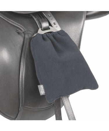 Shires 9440 Fleece Stirrup Covers Navy One Size Navy Blue - Buy Online on SooperMarket.com