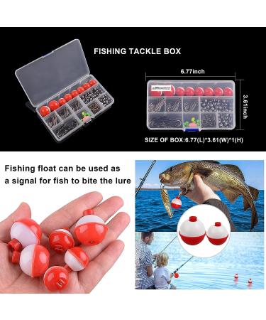 160pcs Fishing Bobbers Tackle Kit with Assorted Hooks & Terminal Tackle - Trout, Catfish, Panfish - Buy Online on SooperMarket.com