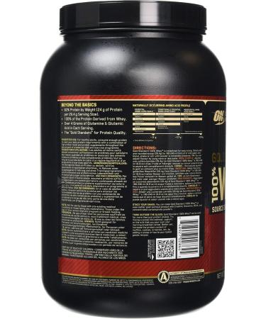 Optimum Nutrition Gold Standard 100 PercentWhey Delicious Strawberry 2 Pound - Buy Online on SooperMarket.com