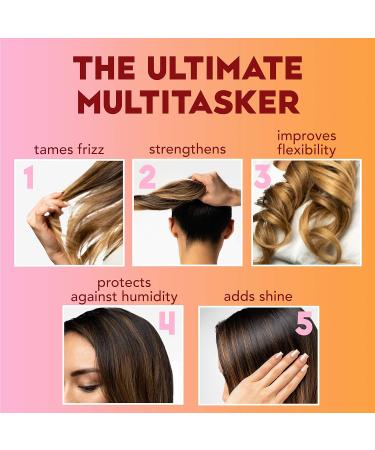 OGX Frizz-Free + Keratin Smoothing Oil Miracle Gloss Spray 5 in 1 De-frizz & Shiny Hair Argan Oil - Buy Online on SooperMarket.com