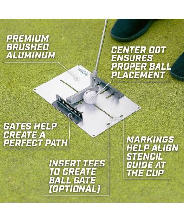 GoSports Golf Putting Alignment Stencil and Gate Set - Putting Aid for 10+ Drills - Buy Online on SooperMarket.com