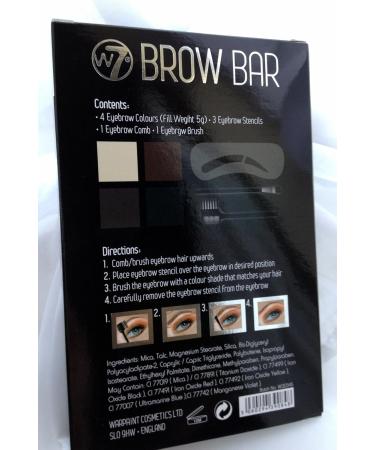 W7 Brow Bar Eyebrow Stencil Kit - Perfect Arches for All | International Shipping Available - Buy Online on SooperMarket.com