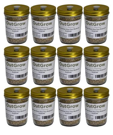 BRF Jars Mushroom Substrate (12 Pack)